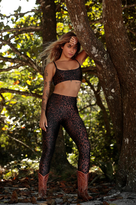 TOP BASIC SHINY BROWN WILD