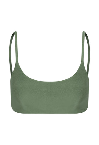 Top Basic Lycra Militar