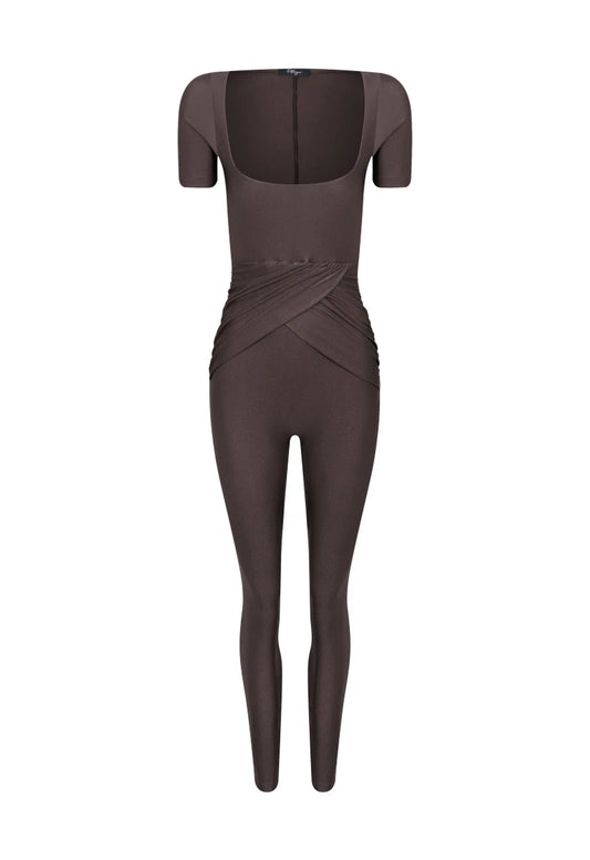Macacão Lycra Coffee New Princess