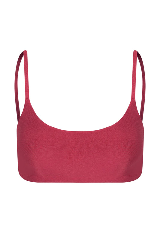 Top Basic Lycra Carmin