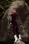 CARBENET VELVET LEGGINGS