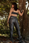 LEGGING SHINY GREY WILD