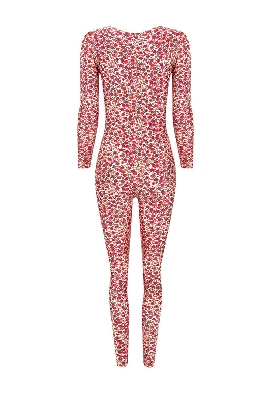 MACACÃO PHOENIX SHINY FLOWERS OFF WHITE