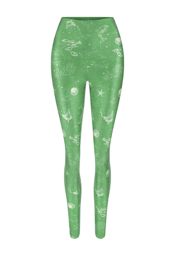 LEGGING SHINY CORAL GARDEN