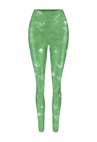 LEGGING SHINY CORAL GARDEN