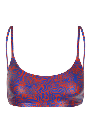 TOP BASIC CIRRÉ BORBOLETA PSICODÉLICA