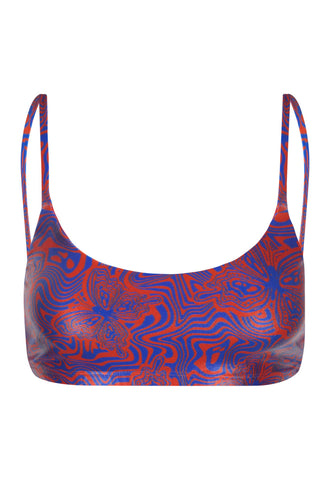 TOP BASIC CIRRÉ BORBOLETA PSICODÉLICA