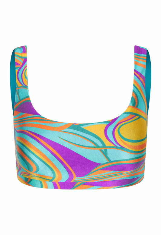 TOP ALÇA LARGA SHINY ENERGIA CINTILANTE