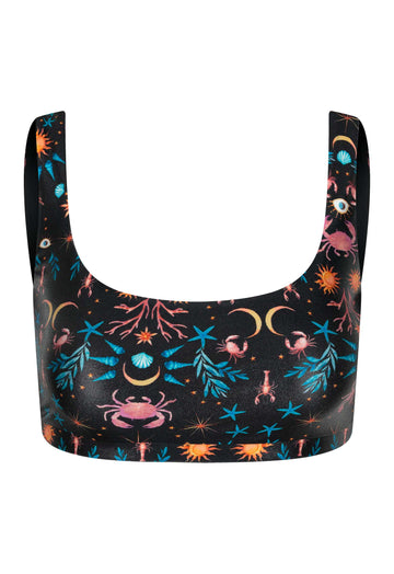 CIRRÉ TIDAL AND SOL WIDE STRAP TOP