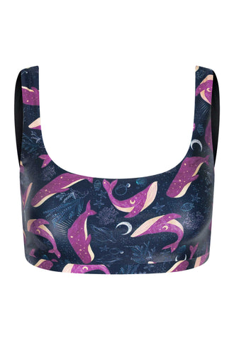 WHALES IN THE MOONLIGHT CIRRÉ WIDE STRAP TOP