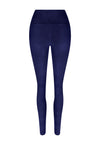 BLUE SPACE VELVET LEGGINGS