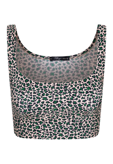 TOP CROPPED ONÇA TROPICAL OFF WHITE SELVA