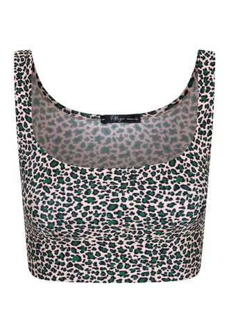 TOP CROPPED ONÇA TROPICAL OFF WHITE SELVA