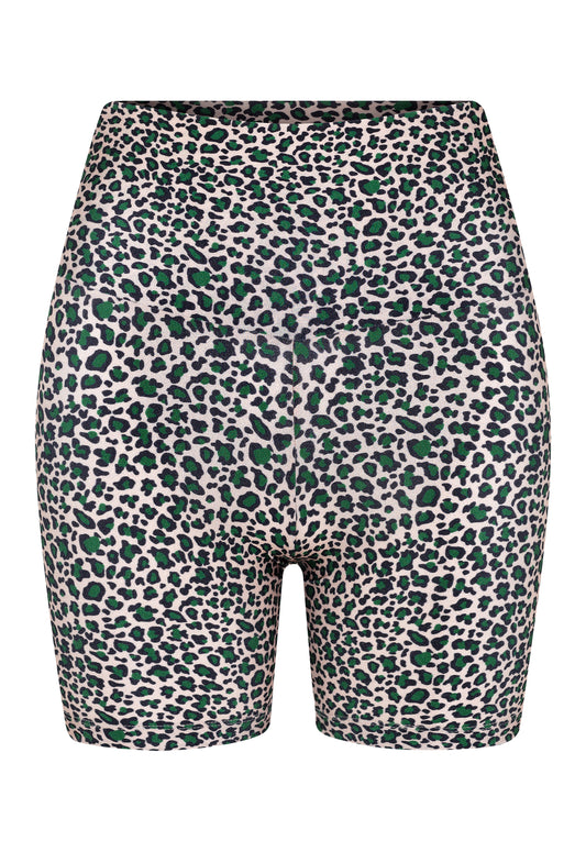 SHORTS CURTO ONÇA TROPICAL OFF WHITE SELVA