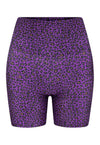SHORTS CURTO ONÇA TROPICAL VIOLETA CASTANHO