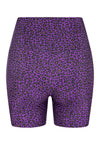 SHORTS CURTO ONÇA TROPICAL VIOLETA CASTANHO