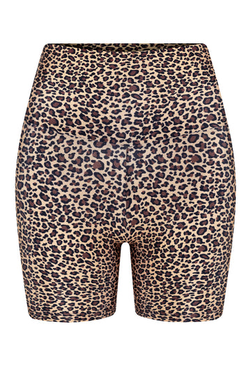 SHORTS CURTO ONÇA TROPICAL CLÁSSICA NUDE