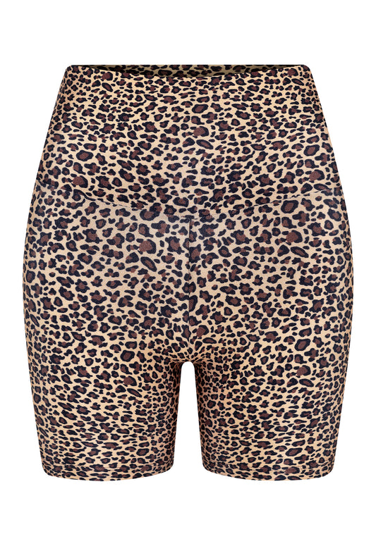 SHORTS CURTO ONÇA TROPICAL CLÁSSICA NUDE