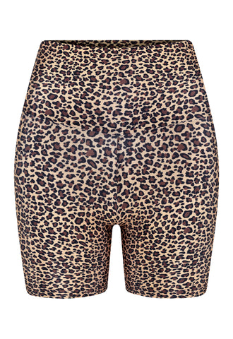 SHORTS CURTO ONÇA TROPICAL CLÁSSICA NUDE