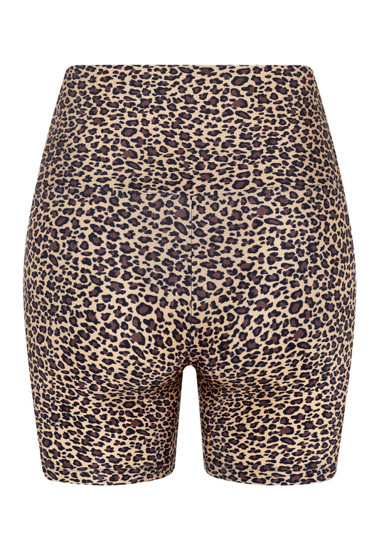 SHORTS CURTO ONÇA TROPICAL CLÁSSICA NUDE