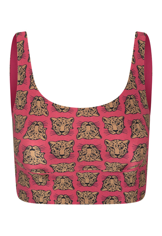 TOP CROPPED SHINY PODER DA SELVA TANGERINE