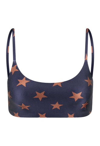 TOP BASIC SHINY STARS DARK MARINHO COFFEE
