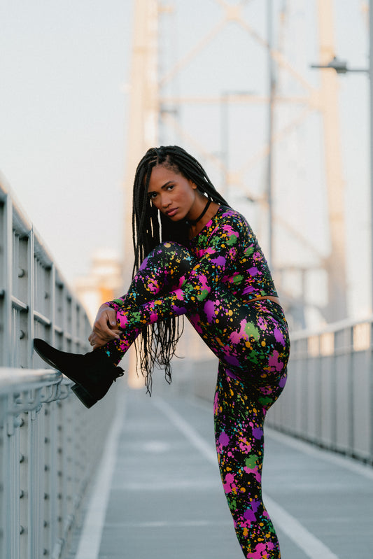 LEGGING SHINY NEON VIBES