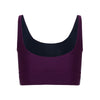 Top Cropped Lycra Ameixa