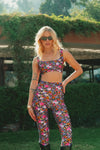 LEGGING SHINY MIDNIGHT GARDEN