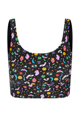 Lycra Vibes Crop Top