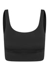 TOP CROPPED POWER SCULPT BLACK