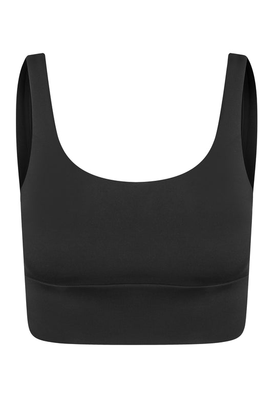 TOP CROPPED POWER SCULPT BLACK