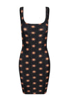 VESTIDO CURTO SHINY SOLARIS BLACK