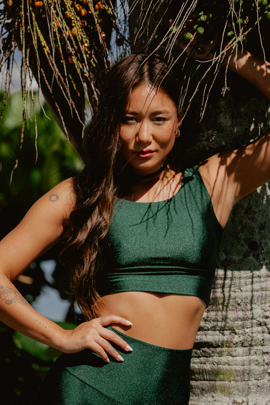 TOP CROPPED LYCRA FLORESTA