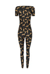 Macacão Lycra Princess Felina Black
