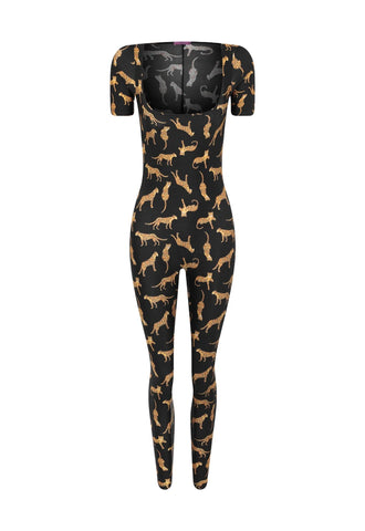 Macacão Lycra Princess Felina Black