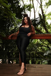 Legging Lycra Pezinho Preta