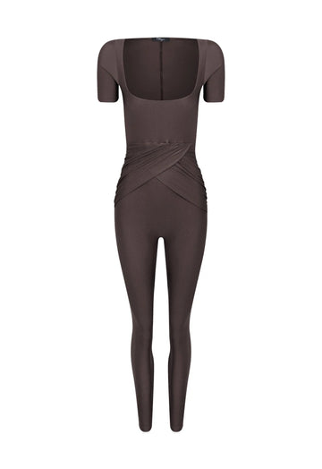 Macacão Lycra Coffee New Princess