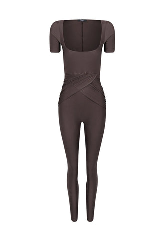 Macacão Lycra Coffee New Princess