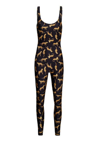Macacão Lycra Felina Black