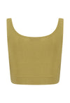 Top Cropped Lycra Pistache
