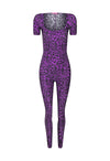 Macacão Lycra Princess Guepardo Purple