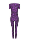 Macacão Lycra Princess Guepardo Purple