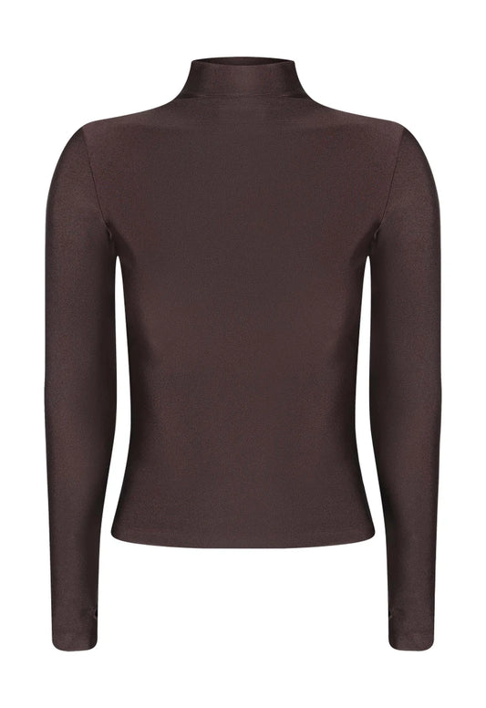 Blusa Cacharrel Lycra Coffee