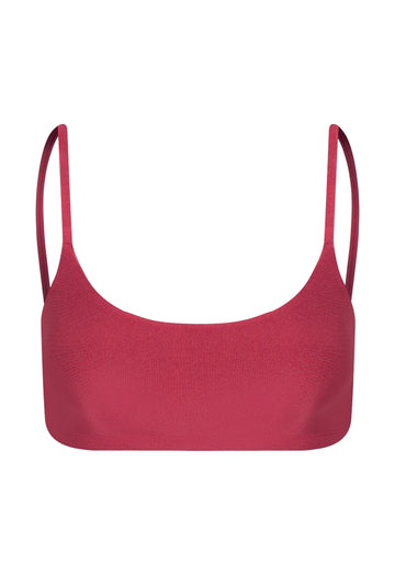 Top Basic Lycra Carmin