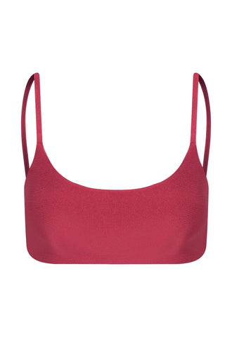 Top Basic Lycra Carmin