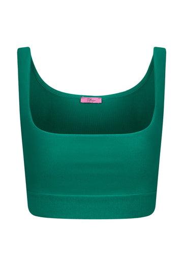 Top Cropped Lycra Botânica