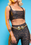 Top Cropped Lycra Corrente