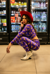 Top Cropped Manga Longa Dedinho Felina Royal