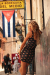 VESTIDO CURTO SHINY SOLARIS BLACK
